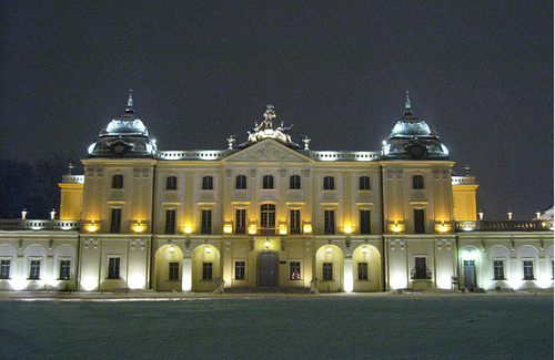 Pałac Branickich - siedziba główna Uniwersytetu Medycznego w Białymstoku. Od 1950 do 2008 Akademia Medyczna w Białymstoku