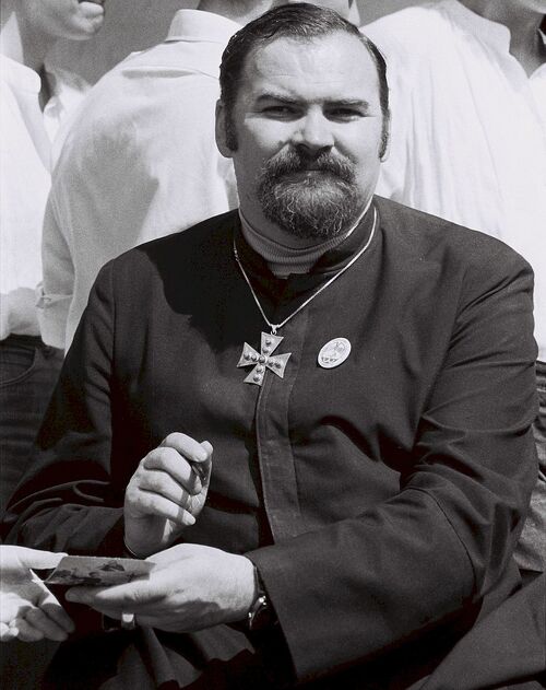 Ks. Kazimierz Jancarz w 1984 r. Fot. Zbigniew Galicki