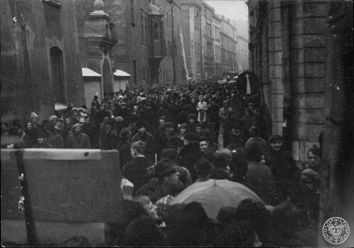 Jedna z manifestacji podczas Marca ’68 w Krakowie. Fot. z zasobu IPN