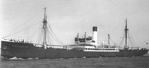 MS Rio de Janeiro w 1922 roku. Fot. Wikimedia Commons/domena publiczna