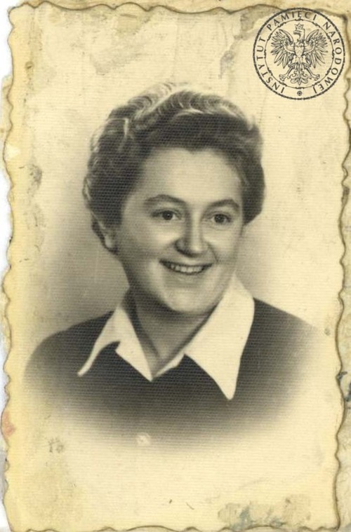 Alina Burkacka, agentka PUBP w Pułtusku ps. „Stanisław”, prawdopodobnie ok. 1951 r. (Ze zbiorów AIPN)