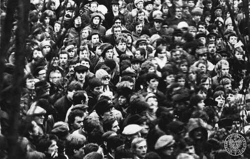 Manifestacja grudniowa w 1979 r. Fot. z zasobu IPN
