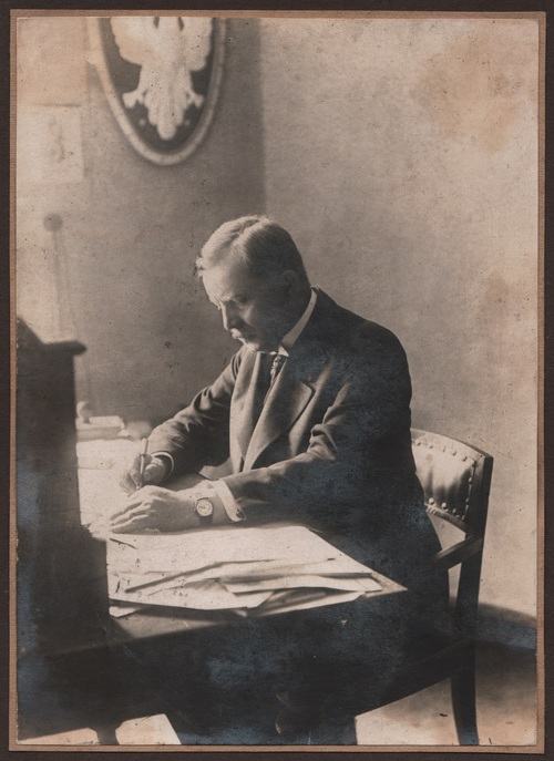 Wojciech Korfanty jako polski komisarz plebiscytowy. Ze zbiorów Archiwum Archidiecezjalnego w Katowicach