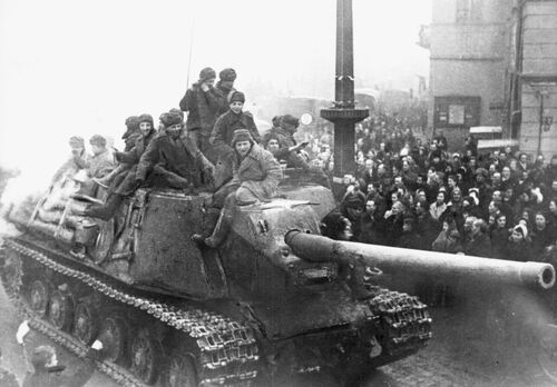 Wkroczenie wojsk sowieckich, luty 1945 r. Fot. AIPN