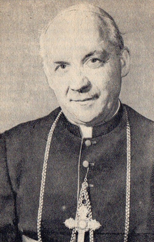 Bp Stanisław Szymecki około 1983 r. (biskup diecezjalny kielecki w latach 1981–1993). Fot. Wikimedia Commons/domena publiczna