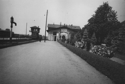 Stacja kolejowa w Rawiczu, okres II Rzeczypospolitej. Ze zbiorów NAC