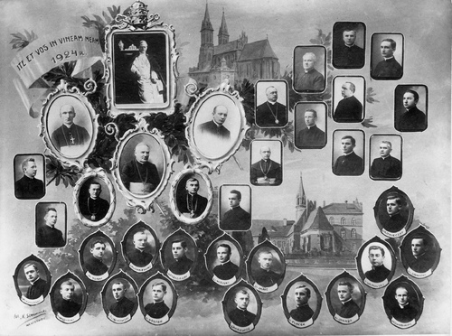 Tableau rocznika kapłańskiego 1924 Wyższego Seminarium Duchownego we Włocławku