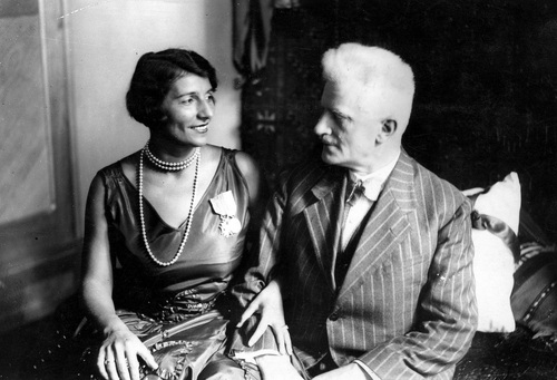 Andrzej Strug z żoną Nelly Grzędzińską, 1929 r. Fot. z zasobu NAC