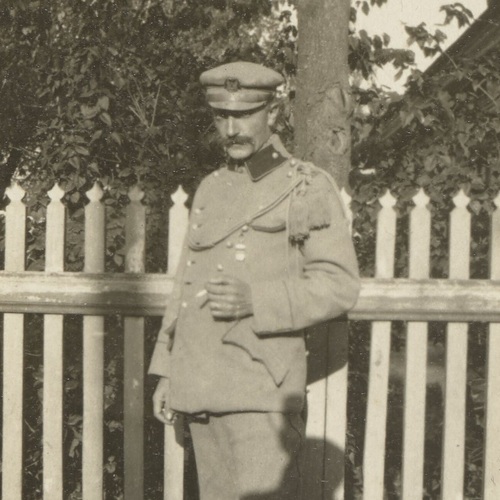 Andrzej Strug jako żołnierz Legionów Polskich, 1915 r.  Fot. ze zbiorów Biblioteki Narodowej
