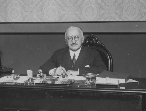 Ignacy Baliński, prezes Rady Miejskiej w Warszawie, grudzień 1926 r. Fot. ze zbiorów NAC