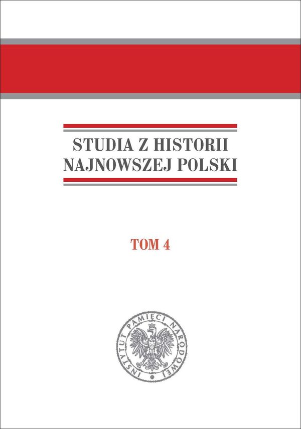 Studia z historii najnowszej Polski, t. 4