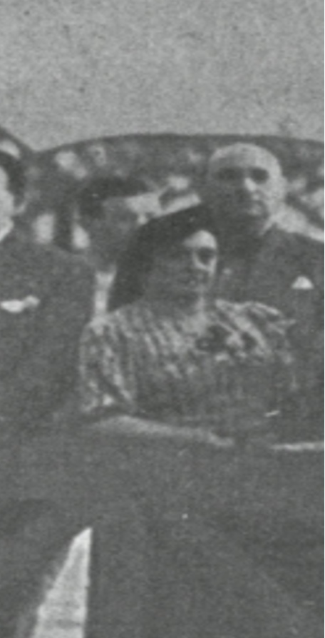 Felicja Czerniaków z mężem, 1938 rok. Fotografia z „Głosu Gminy Żydowskiej”