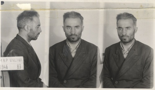 Zdjęcie sygnalityczne Mariana Gołębiewskiego, 1946 r. Fot. ze zbiorów AIPN