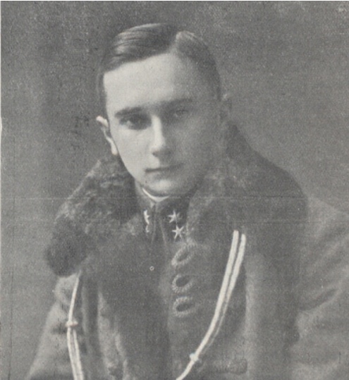 Zdjęcie Mieczysława Prus-Więckowskiego w stopniu porucznika z okresu służby w Legionach Polskich