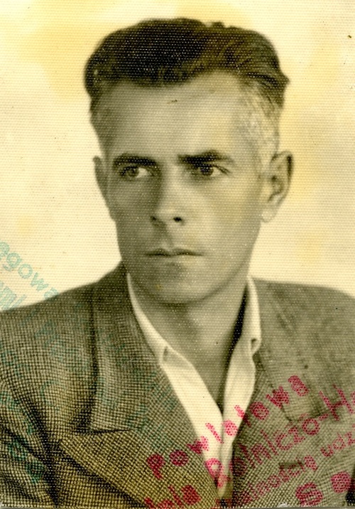 Fotografia portretowa Ignacego Zarobkiewicza (okres powojenny). Zbiory Krzysztofa Zarobkiewicza i IPN
