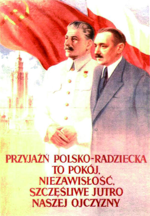 Komunistyczny plakat propagandowy