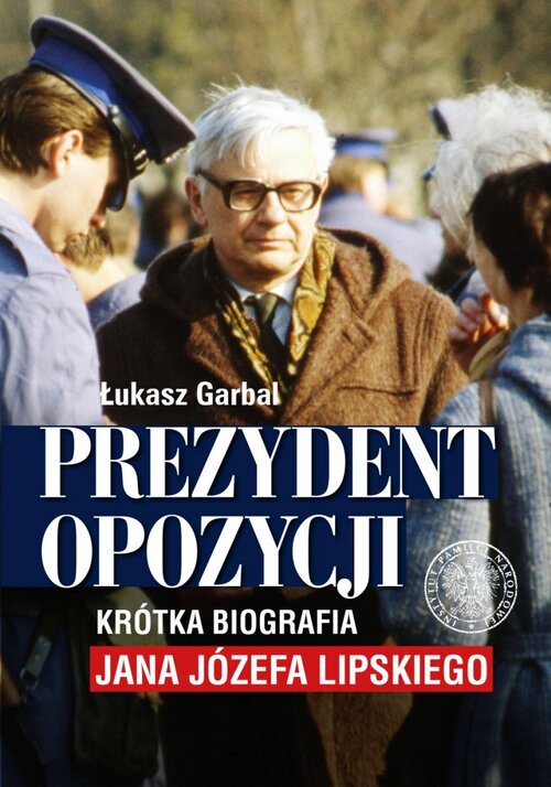 Jan Józef Lipski na okładce książki wydanej przez IPN