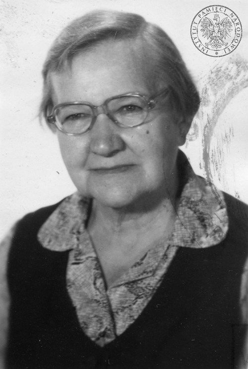 Elżbieta Zawacka, fotografia z wniosku paszportowego