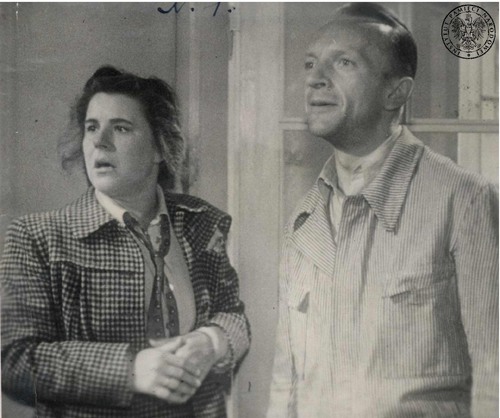 Paula Wessely i Jan Nowik w filmie „Heimkehr”, fot. z zasobu AIPN