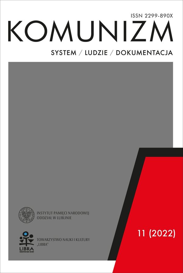Komunizm: system – ludzie – dokumentacja nr 11 (2022)