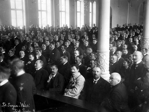 Widok na salę obrad podczas otwarcia sesji sejmowej, 28 listopada 1922 r. Fot. ze zbiorów NAC