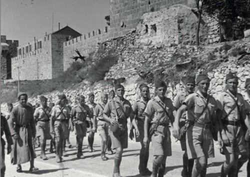 Żołnierze Brygady Strzelców Karpackich w Jerozolimie