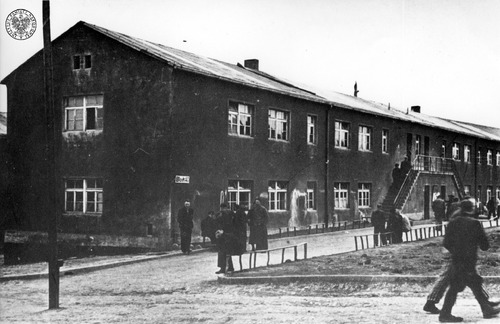 KL Buchenwald, blok 40., po wyzwoleniu, 1945 r.