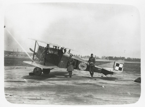 Ansaldo A.1 Balilla with side number 10 (serial no. 16739, no. CWL 16.4). Part of the 7th Air Escadrille since May, 1920. Photo from the Polish Air Force Museum in Cracow