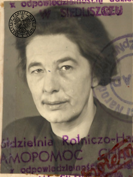 Helena Żurowska, zdjęcie legitymacyjne