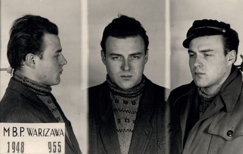 Kazimierz Chmielowski po aresztowaniu, 1948 r