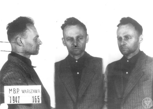 Witold Pilecki w 1947 r. po aresztowaniu przez komunistów, osadzony w więzieniu mokotowskim. Fot. Ze zbiorów AIPN