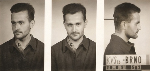 Młody lekarz Silvester Krčméry skazany w 1951 r. na czternaście lat więzienia. Fot. Ústav Pamäti Národa (Instytut Pamięci Narodu)
