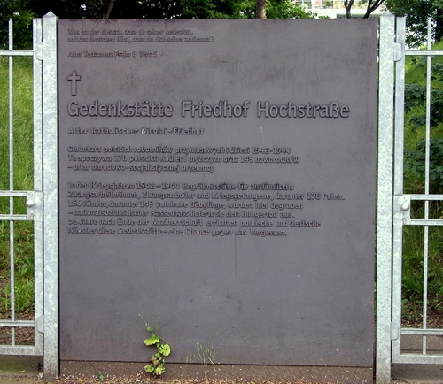 Wejście na cmentarz przy Hochstraße w Brunszwiku