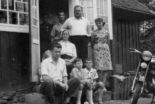 Ludwik Kiełtyka z rodziną