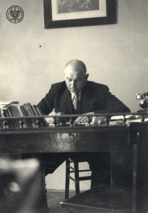 Antoni Pajdak przy pracy, 1939 r. Fot. z zasobu AIPN