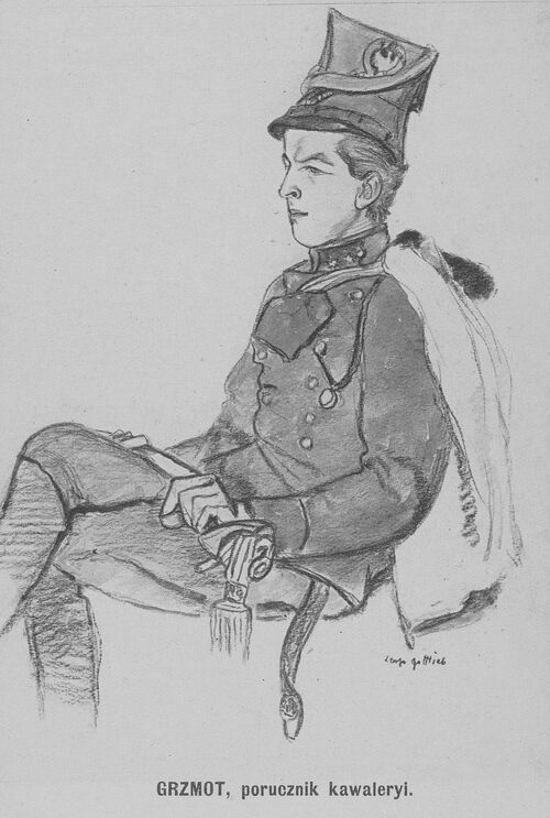 1915 r. Porucznik Stanisław Grzmot-Skotnicki