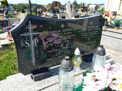 Grób ofiar niemieckiego terroru, zamordowani w 1943 r. w Bielance na Podhalu, oraz zgładzeni w KL Auschwitz w 1944 r. (fot. IPN Kraków)
