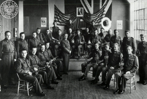 Orkiestra ośrodka rekrutacyjnego w Windsor, 6 czerwca 1941 roku