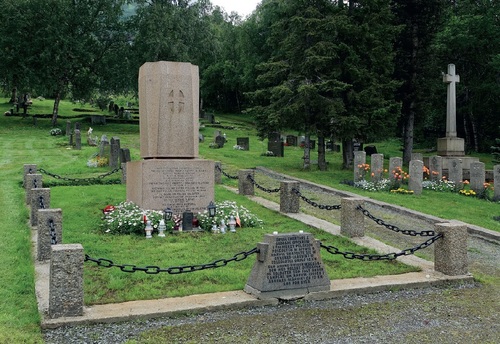 Kwatera polska na cmentarzu w Narwiku; złożono tam szczątki podhalańczyków, lotników, marynarzy oraz cywilnych obywateli Rzeczypospolitej, którzy polegli i zmarli na północy Norwegii podczas wojny