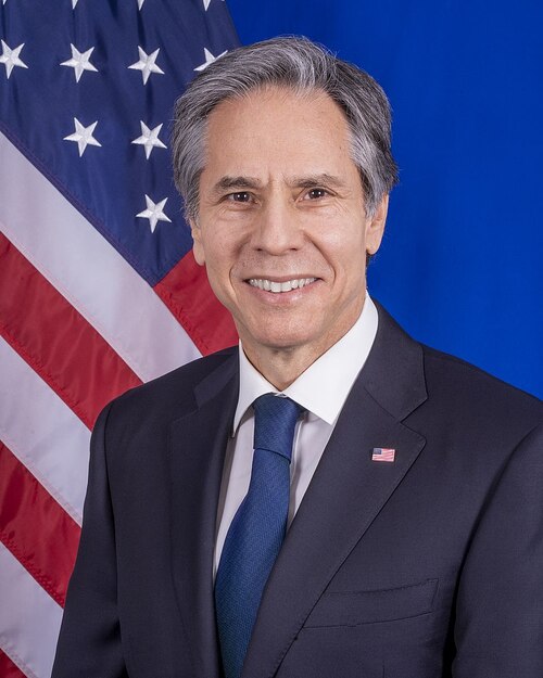 Sekretarz stanu Stanów Zjednoczonych Antony Blinken, Waszyngton 2021 r. (fot. Ronny Przysucha/Departament Stanu USA)