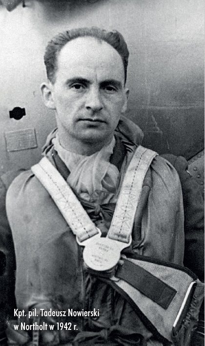 Kpt. pil. Tadeusz Nowierski w Northolt w 1942 r. Fot. ze zbiorów autora