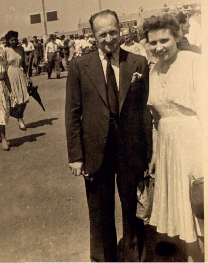 Maria Mirecka-Loryś z mężem Henrykiem