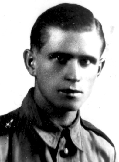 Tadeusz Popławski, funkcjonariusz PUBP w Świeciu, śmiertelnie ranny w starciu w Łąskim Piecu, 8 IV 1946 r., źródło: Instytut Pamięci Narodowej