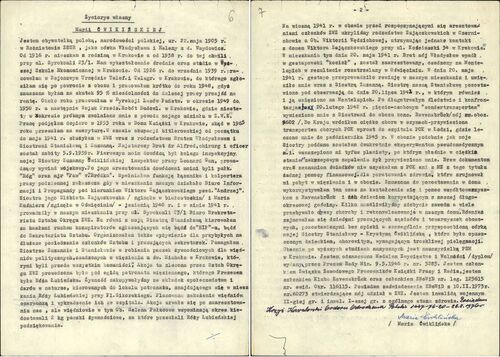 Życiorys członkini Klubu b. Więźniarek z Ravensbrück, Marii Ćwiklińskiej