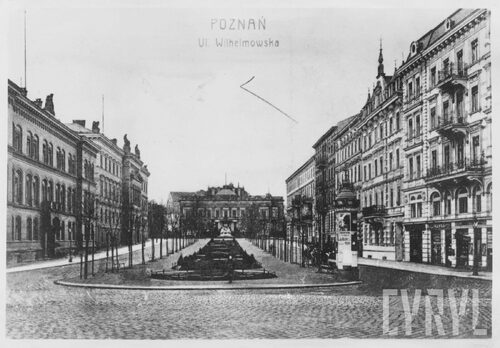 oznań w okresie międzywojennym. Południowy odcinek Al. Marcinkowskiego. Autor: R. S. Ulatowski