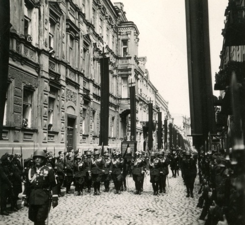 Ostatnia droga serca marszałka Piłsudskiego, 1935 r. Fot. ze spuścizny mjr Stanisława Jaszczuka