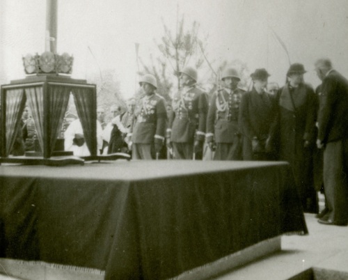 Ostatnia droga serca marszałka Piłsudskiego, 1935 r. Fot. ze spuścizny mjr Stanisława Jaszczuka