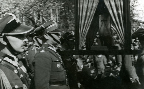 Ostatnia droga serca marszałka Piłsudskiego, 1935 r. Fot. ze spuścizny mjr Stanisława Jaszczuka