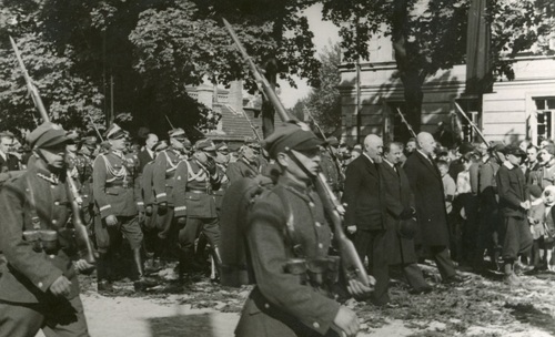 Ostatnia droga serca marszałka Piłsudskiego, 1935 r. Fot. ze spuścizny mjr Stanisława Jaszczuka