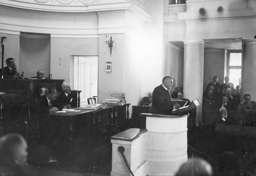 Wystąpienie sejmowe Władysława Grabskiego, 28 kwietnia 1926 r. Fot. ze zbiorów NAC